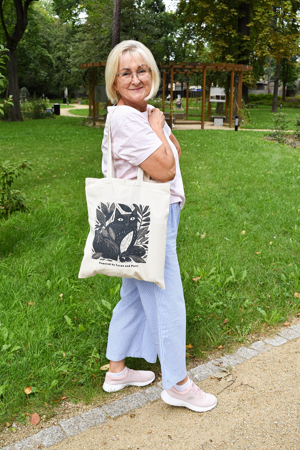 Cats&Cacao Tote Bag – 220gsm Cotton Art Bag (UK only) - Image 2