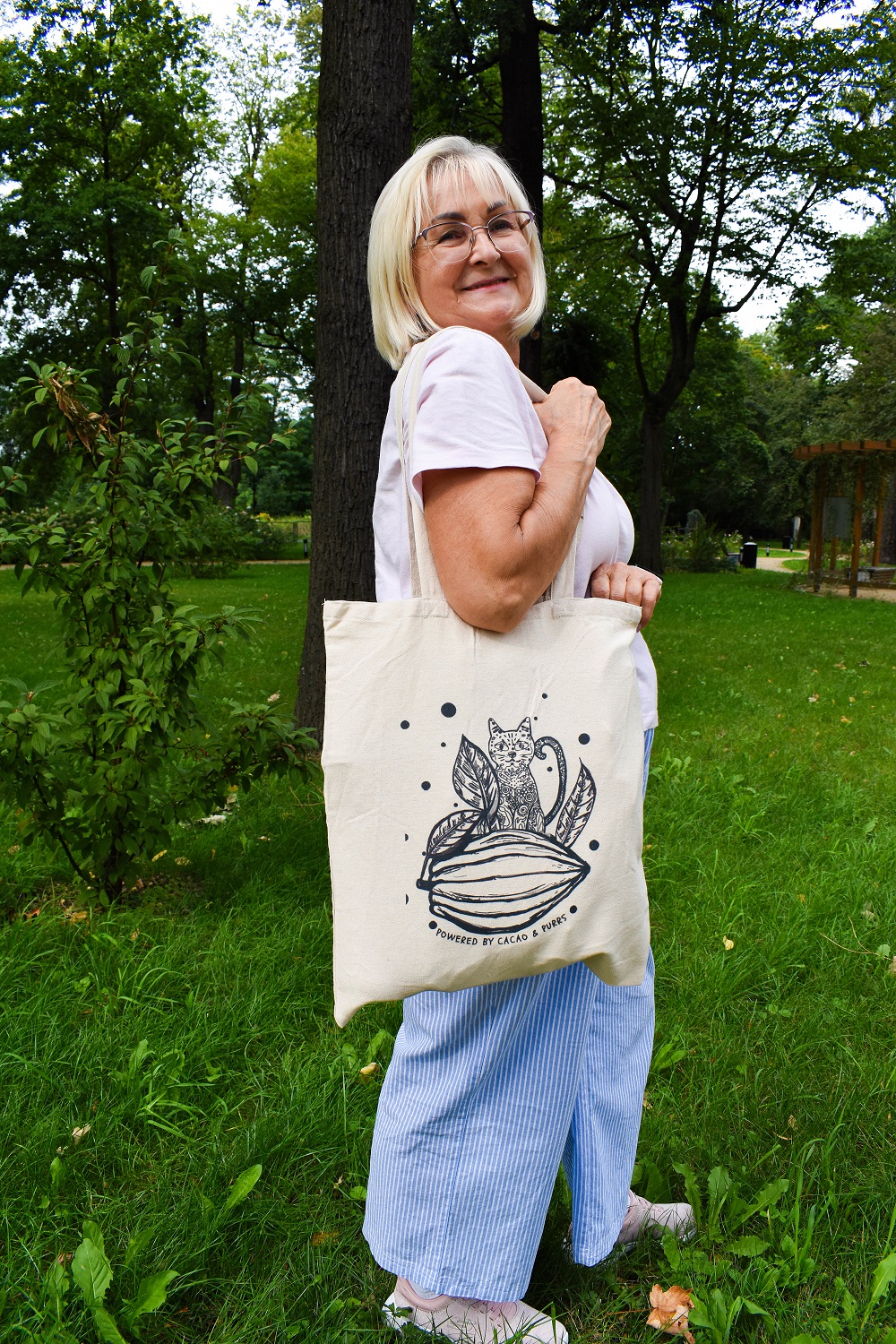 Cats&Cacao Tote Bag – 220gsm Cotton Art Bag (UK only) - Image 3